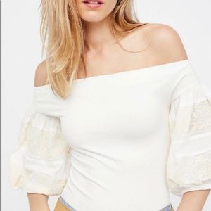 Free People Rock With It off the shoulder top.